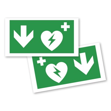 Defibrillator-Piktogramm