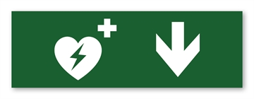 Defibrillator-Piktogramm